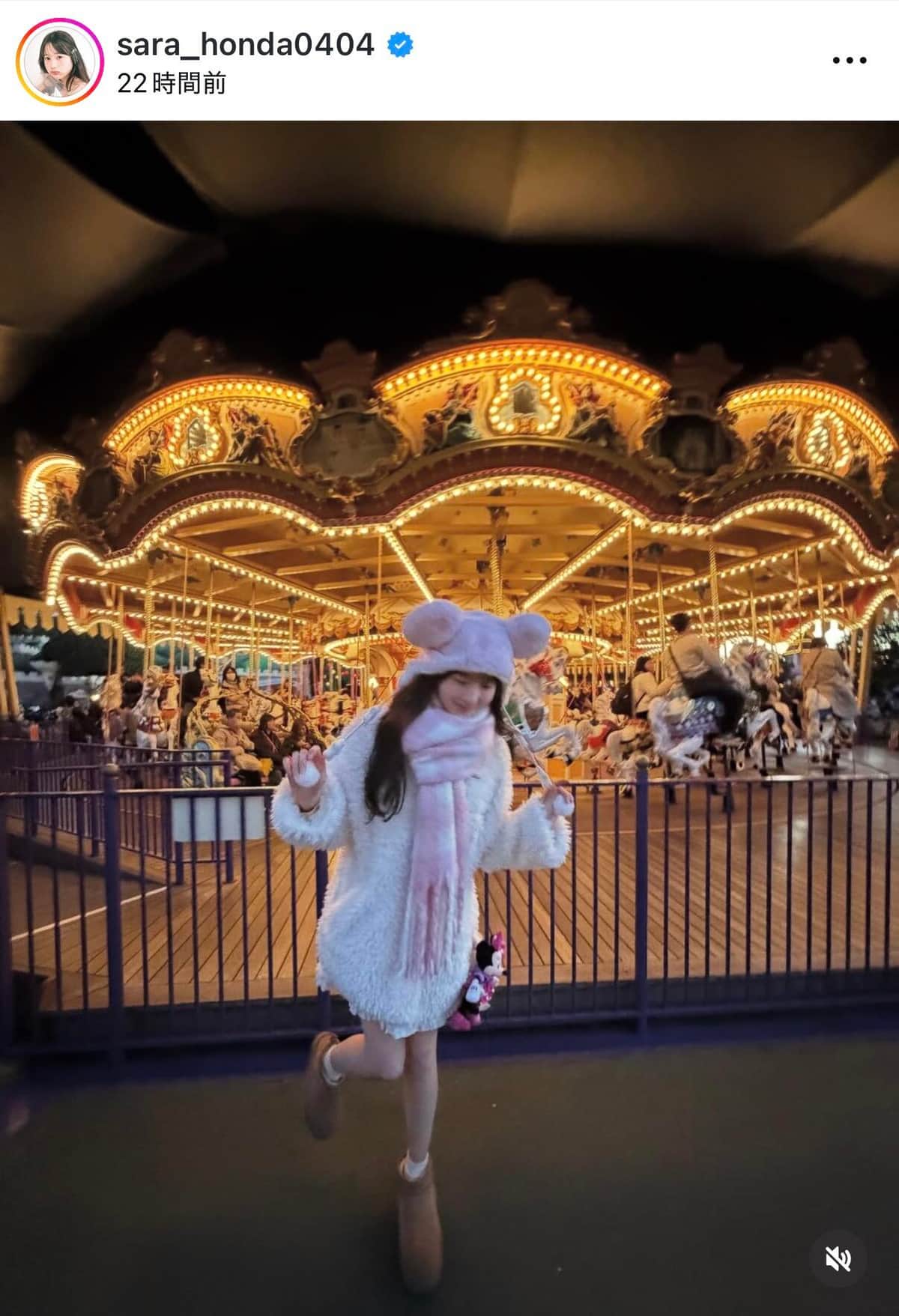 本田紗来さんのインスタグラム（＠sara_honda0404）より