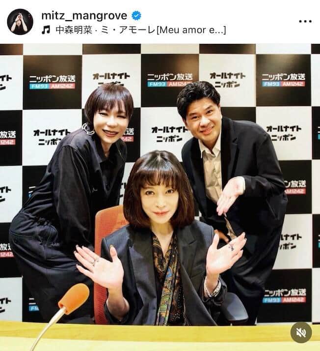 ミッツ・マングローブさんのインスタグラム（＠mitz_mangrove）より