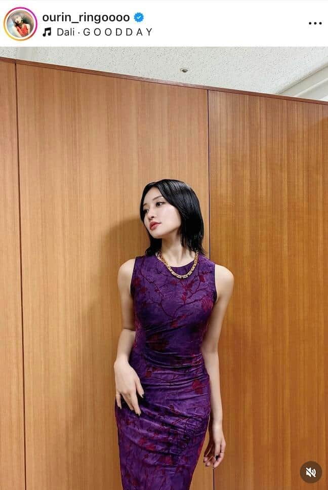 王林さんのインスタグラム（＠ourin_ringoooo）より