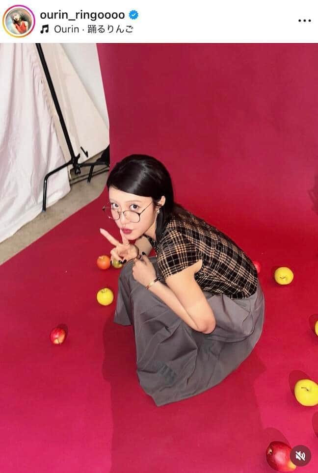 王林さんのインスタグラム（＠ourin_ringoooo）より