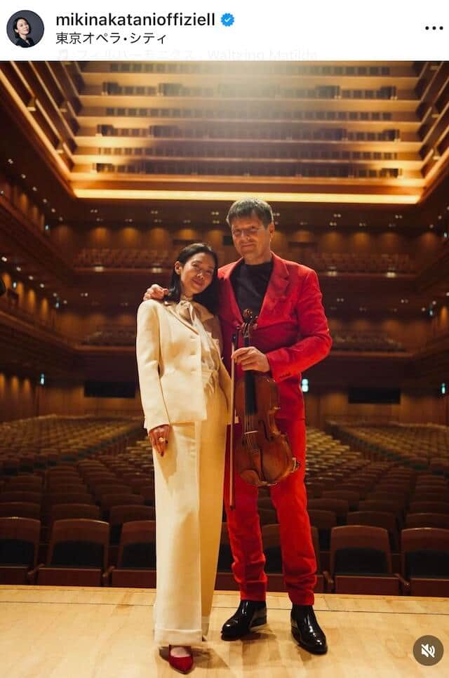 中谷美紀さんのインスタグラム（＠mikinakatanioffiziell）より