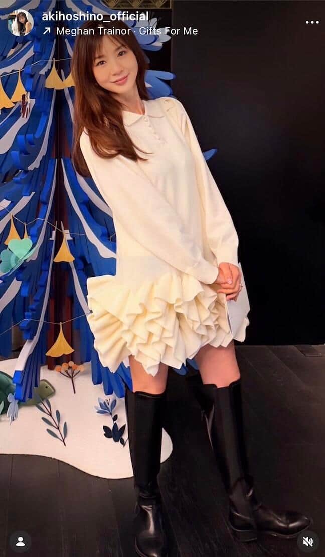 ほしのあきさんのインスタグラム（＠akihoshino_official）より