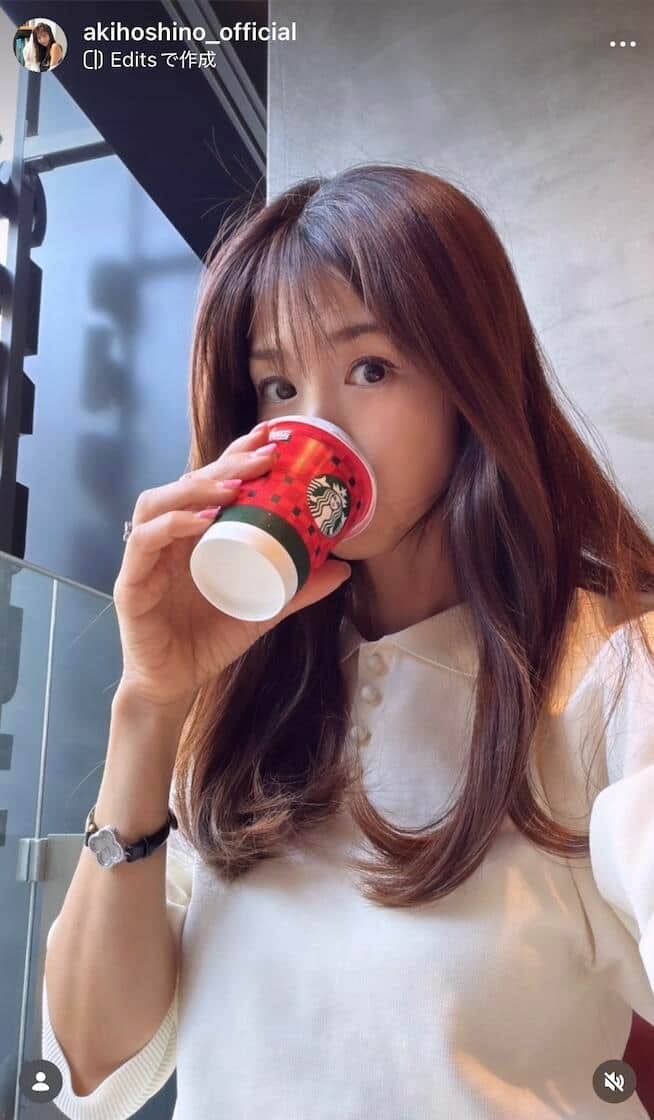 ほしのあきさんのインスタグラム（＠akihoshino_official）より