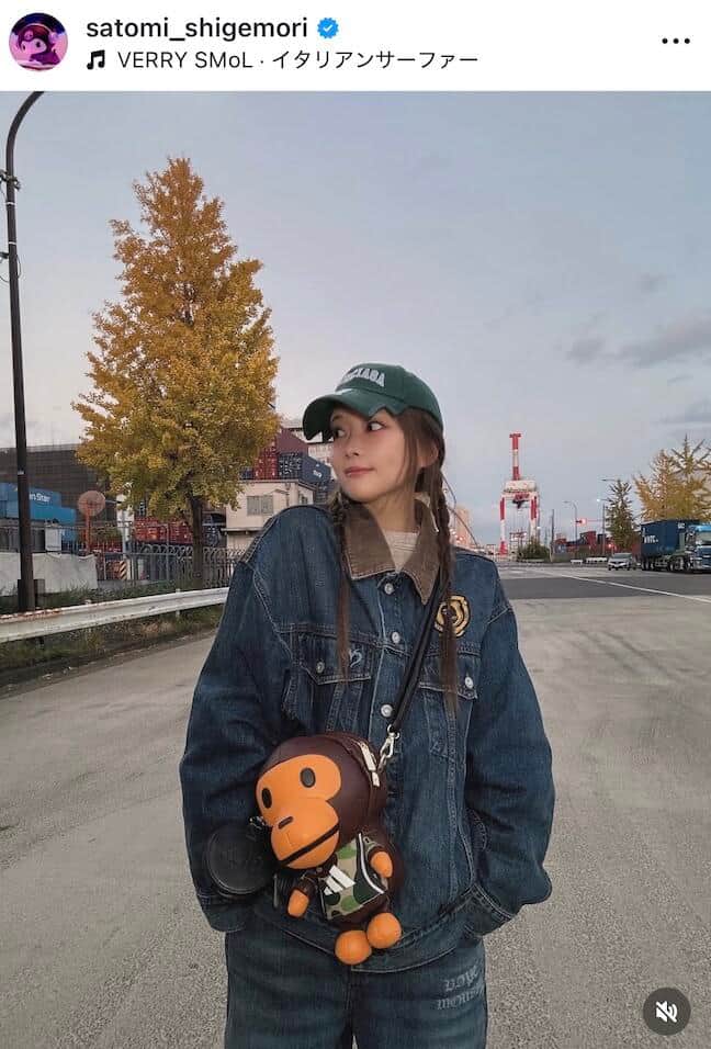 重盛さと美さんのインスタグラム（＠satomi_shigemori）より