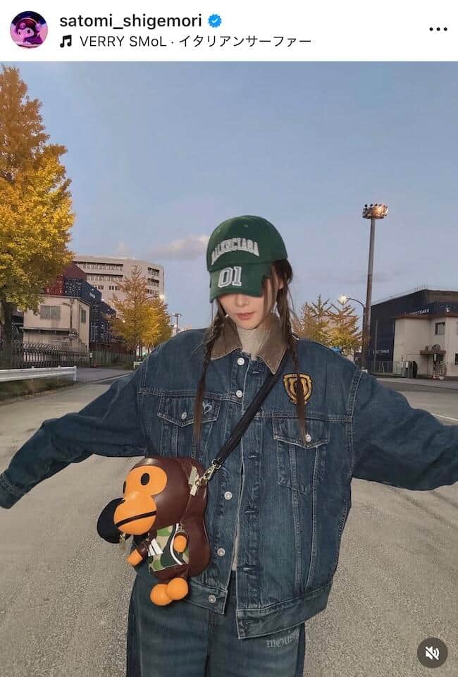 重盛さと美さんのインスタグラム（＠satomi_shigemori）より