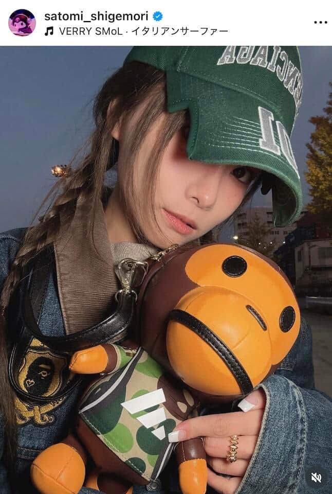 重盛さと美さんのインスタグラム（＠satomi_shigemori）より