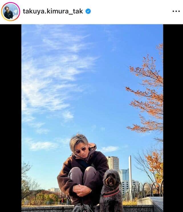 木村拓哉さんのインスタグラム（＠takuya.kimura_tak）より