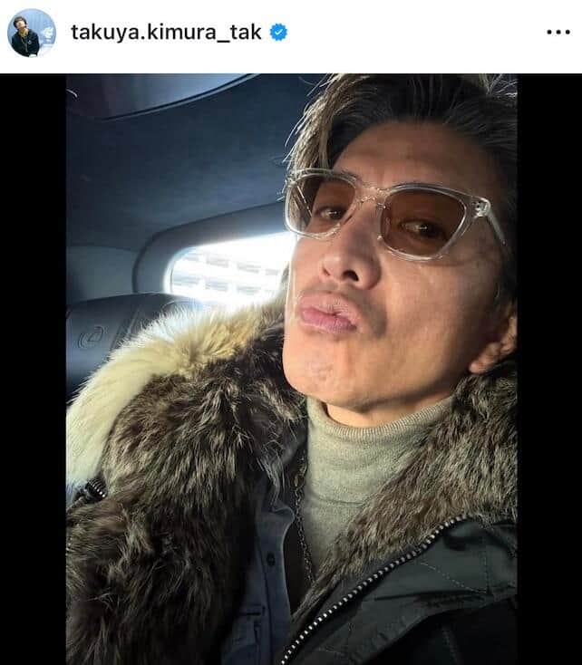 木村拓哉さんのインスタグラム（＠takuya.kimura_tak）より