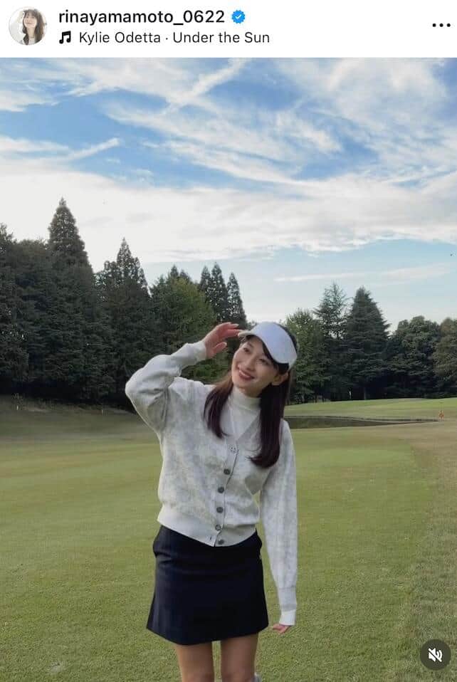 山本里菜さんのインスタグラム（＠rinayamamoto_0622）より