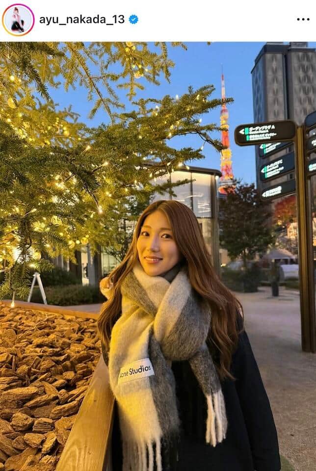 仲田歩夢さんのインスタグラム（＠ayu_nakada_13）より