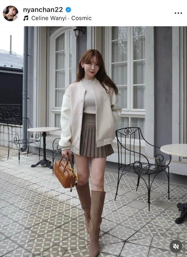 小嶋陽菜さんのインスタグラム（＠nyanchan22）より