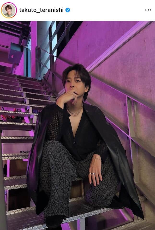 寺西拓人さんのインスタグラム（＠takuto_teranishi）より