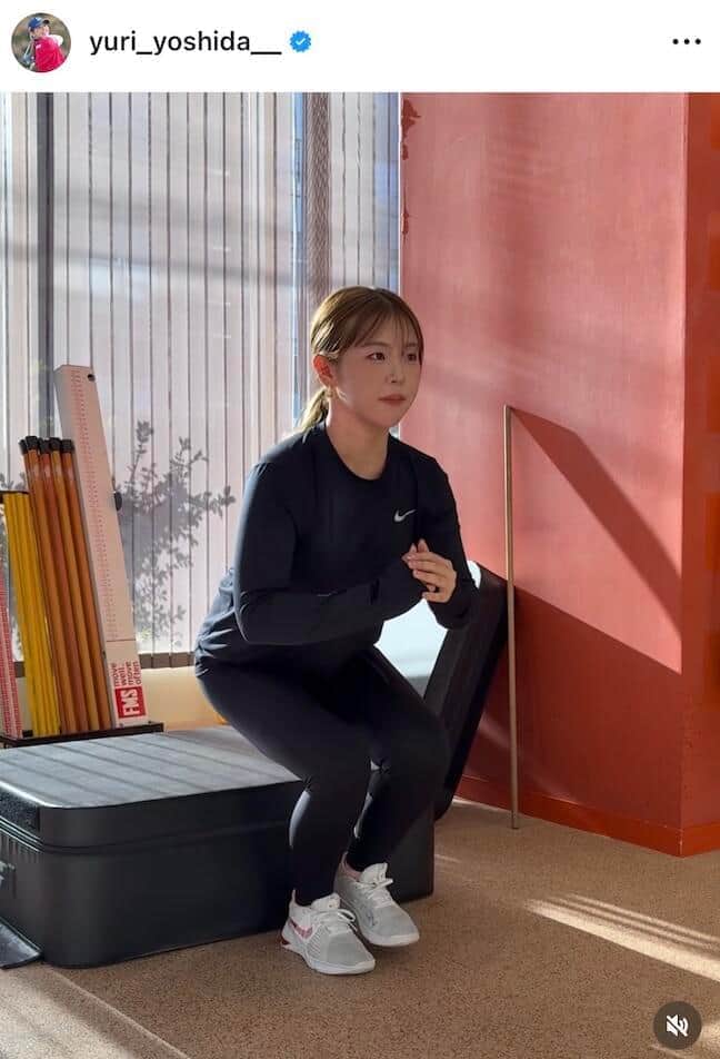 吉田優利選手のインスタグラム（＠yuri_yoshida__）より