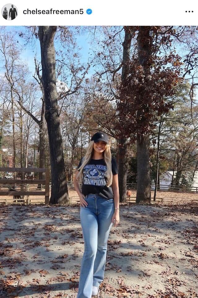チェルシー・フリーマンさんのインスタグラム（＠chelseafreeman5）より