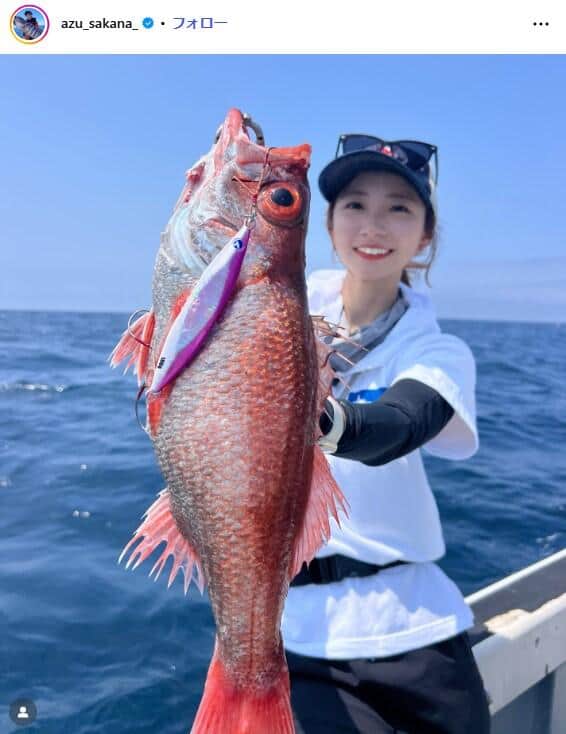 神野梓さんのインスタグラム（＠azu_sakana_）より