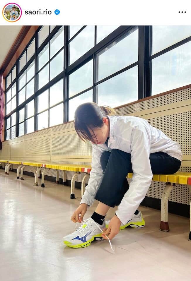 迫田さおりさんのインスタグラム（＠saori.rio）より