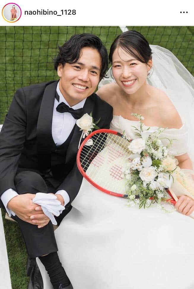 日比野菜緒選手のインスタグラム（＠naohibino_1128）より