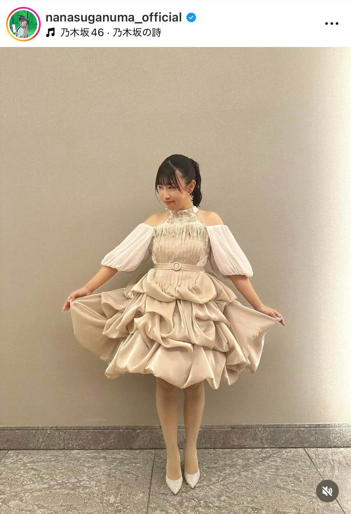 菅沼菜々さんのインスタグラム（＠nanasuganuma_official）より