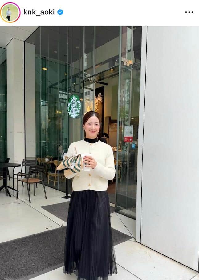 青木香奈子選手のインスタグラム（＠knk_aoki）より