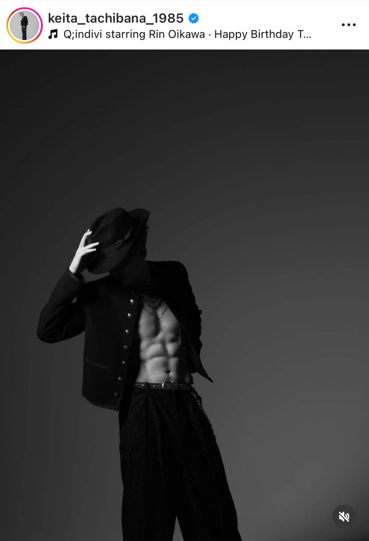 橘慶太さんのインスタグラム（＠keita_tachibana_1985）より