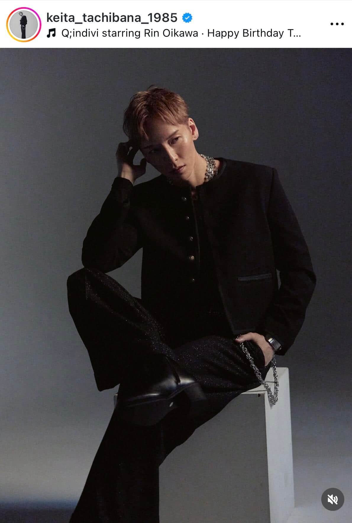 橘慶太さんのインスタグラム（＠keita_tachibana_1985）より