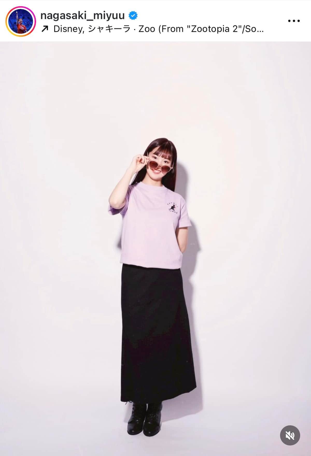 長崎美柚さんのインスタグラム（＠nagasaki_miyuu）より