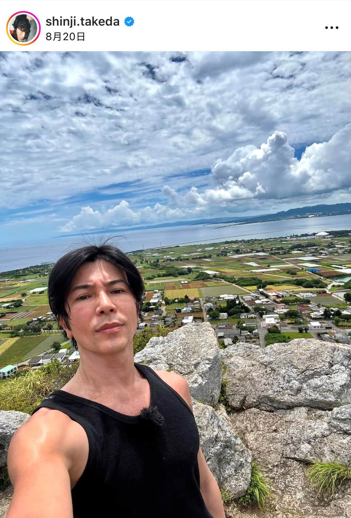 武田真治さんのインスタグラム（＠shinji.takeda）より