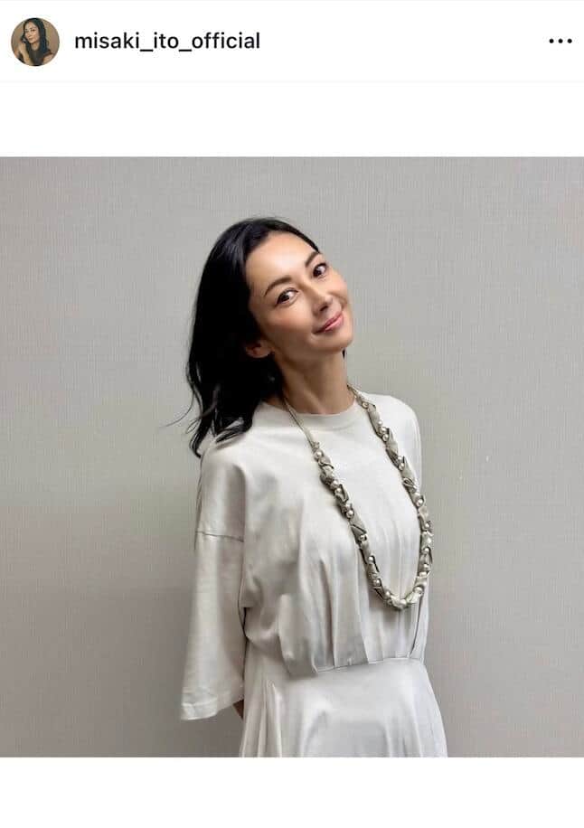 伊東美咲さんのインスタグラム（＠misaki_ito_official）より