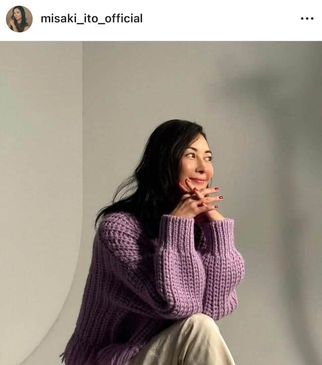 伊東美咲さんのインスタグラム（＠misaki_ito_official）より