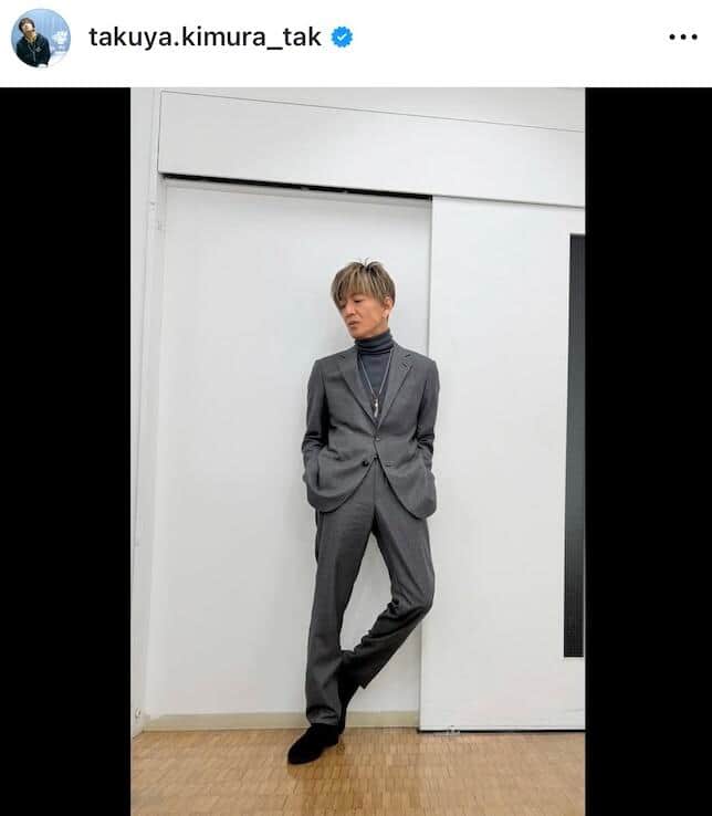 木村拓哉さんのインスタグラム（＠takuya.kimura_tak）より