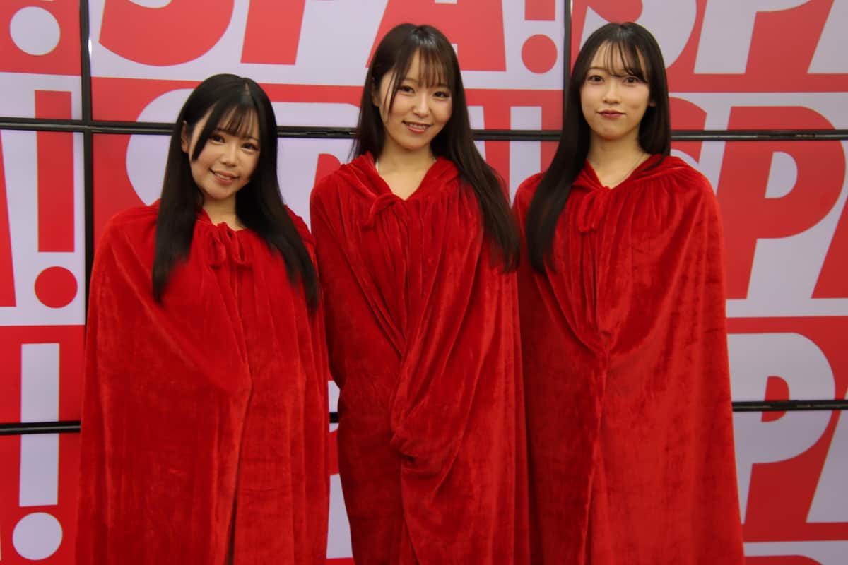 左から空見みあさん、るかさん、三木優彩さん