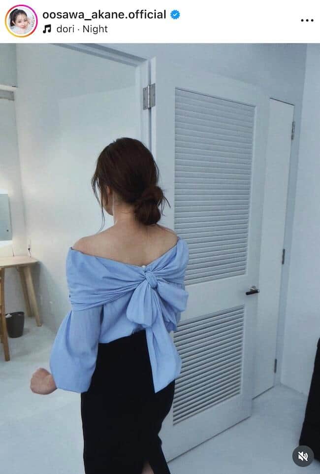 大沢あかねさんのインスタグラム（＠oosawa_akane.official）より
