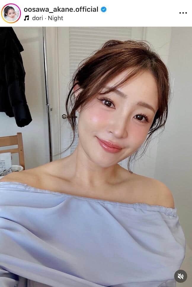 大沢あかねさんのインスタグラム（＠oosawa_akane.official）より