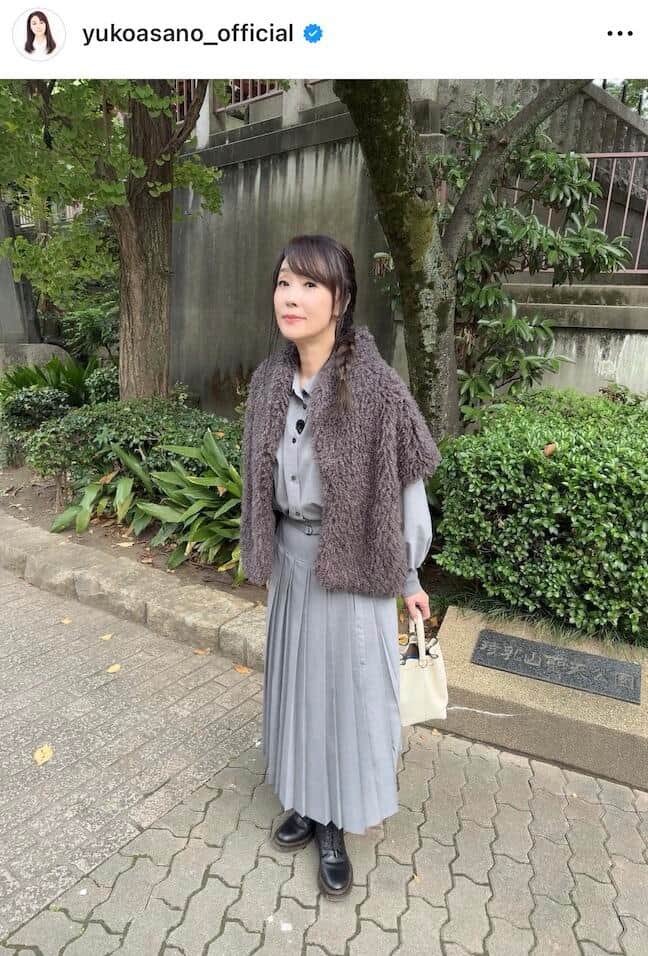 浅野ゆう子さんのインスタグラム（＠yukoasano_official）より