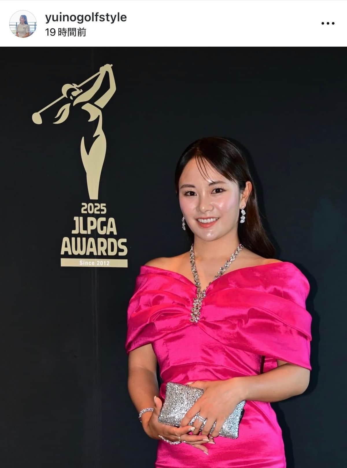 河本結さんのインスタグラム（＠yuinogolfstyle）より
