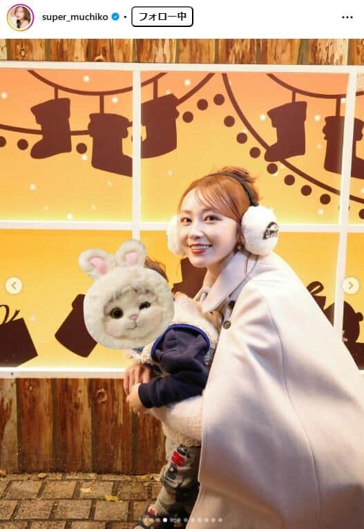 てんちむさんのインスタグラム（＠super_muchiko）より