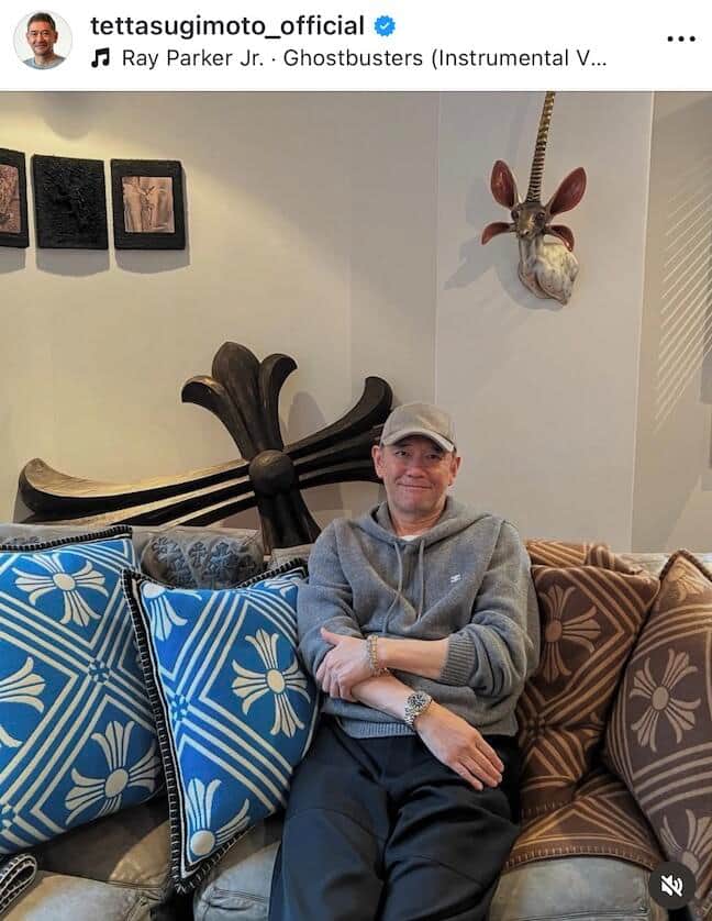 杉本哲太さんのインスタグラム（＠tettasugimoto_official）より