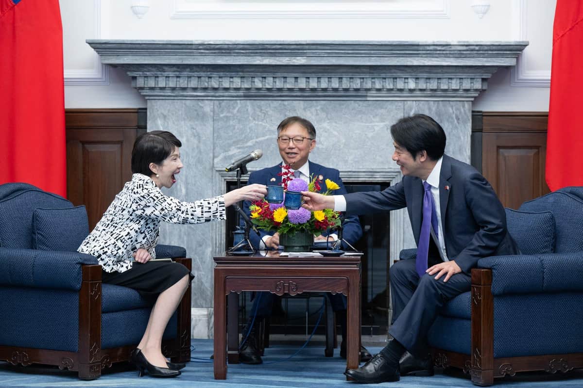 高市早苗首相と頼清徳総統（高市早苗首相のX（@takaichi_sanae）より）