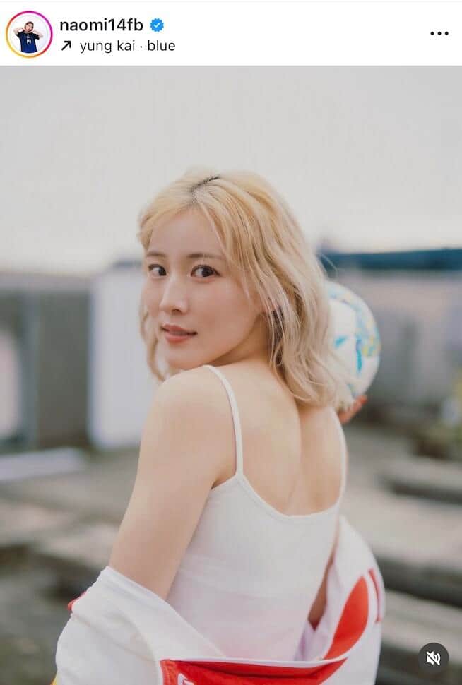松本直美選手のインスタグラム（＠naomi14fb）より
