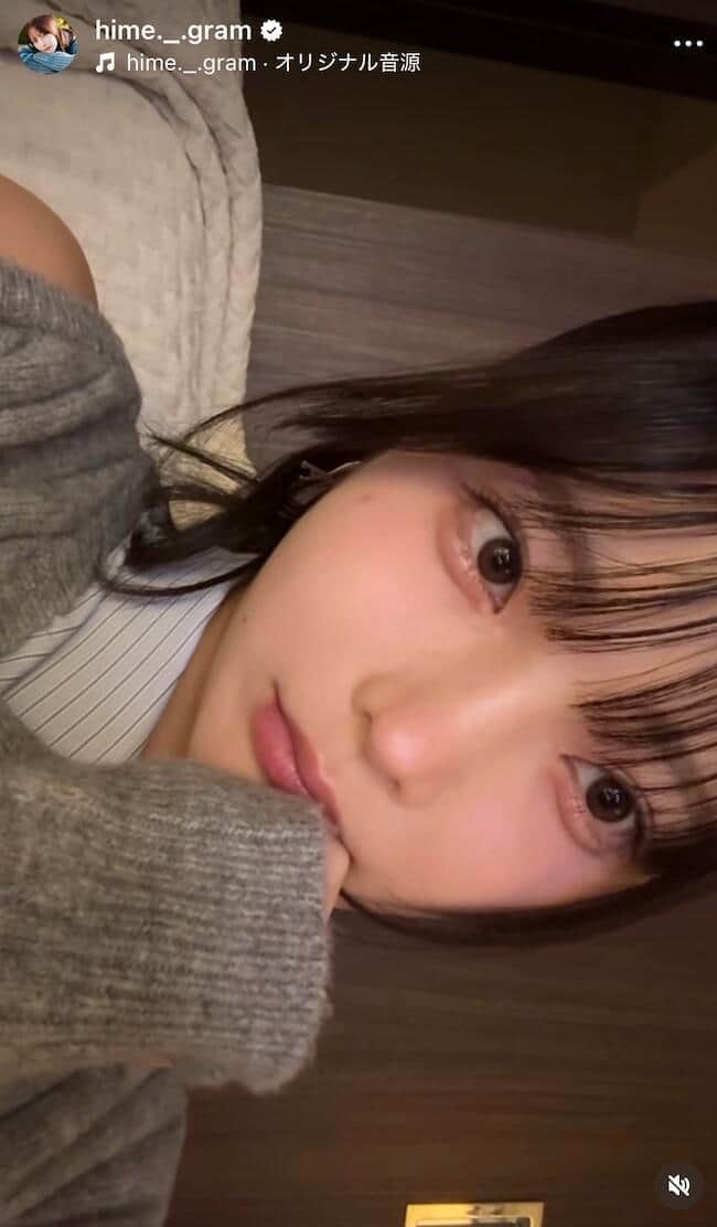 新谷姫加さんのインスタグラム（＠hime._.gram）より