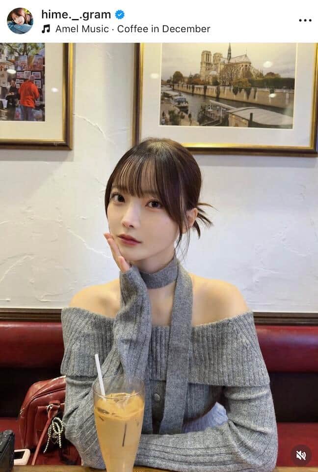 新谷姫加さんのインスタグラム（＠hime._.gram）より