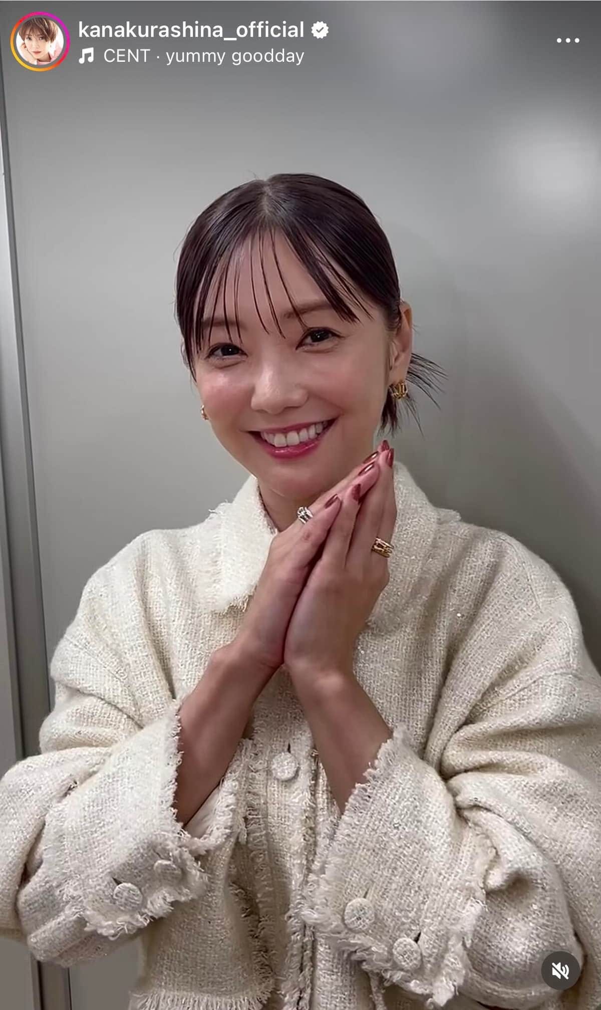 倉科カナさんのインスタグラム（＠kanakurashina_official）より