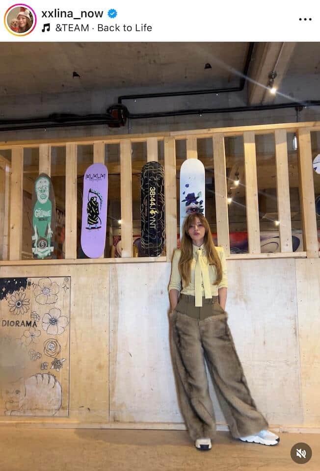 LINAさんのインスタグラム（＠xxlina_now）より