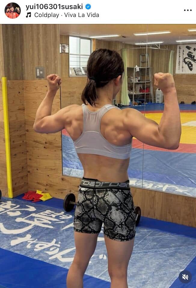 須崎優衣選手のインスタグラム（＠yui106301susaki）より