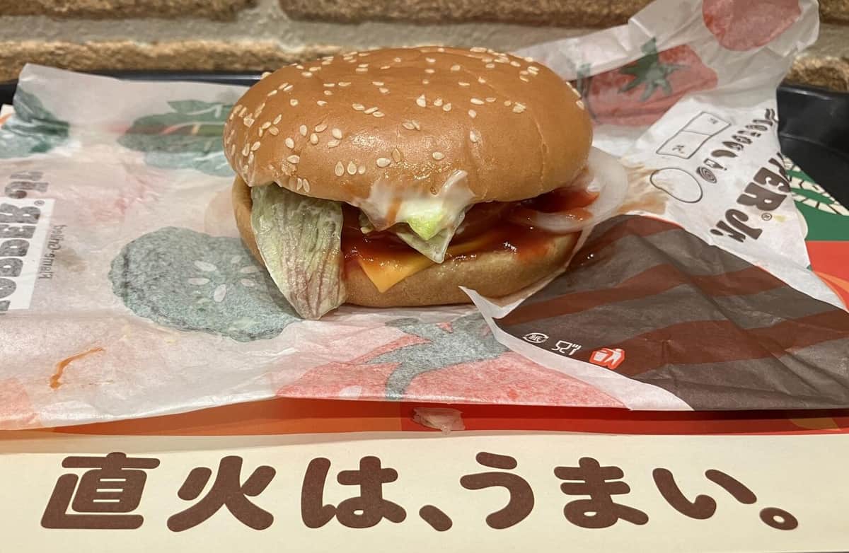 バーガーキングの「ワッパーチーズJr.」