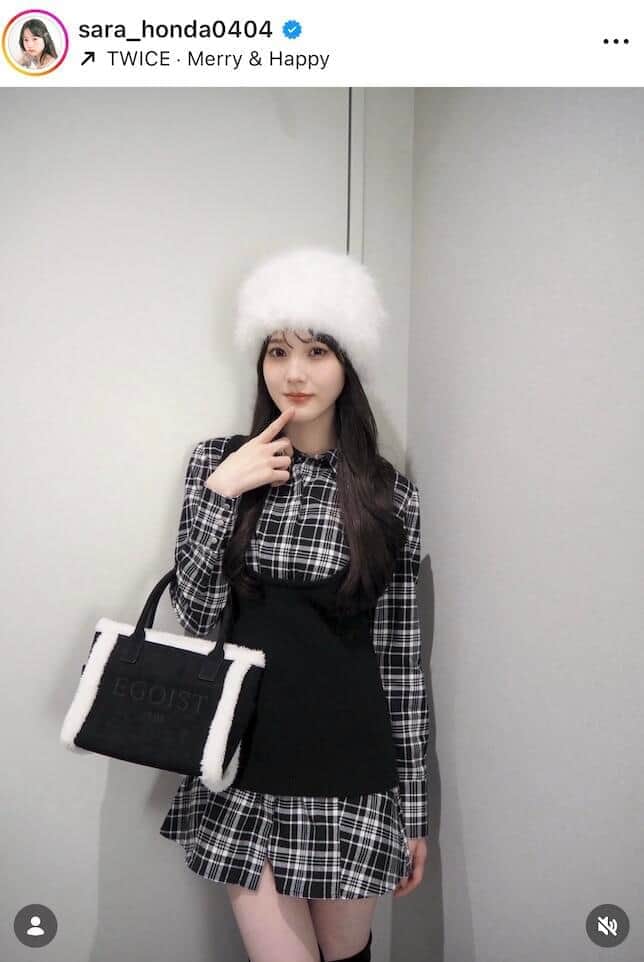 本田紗来さんのインスタグラム（＠sara_honda0404）より