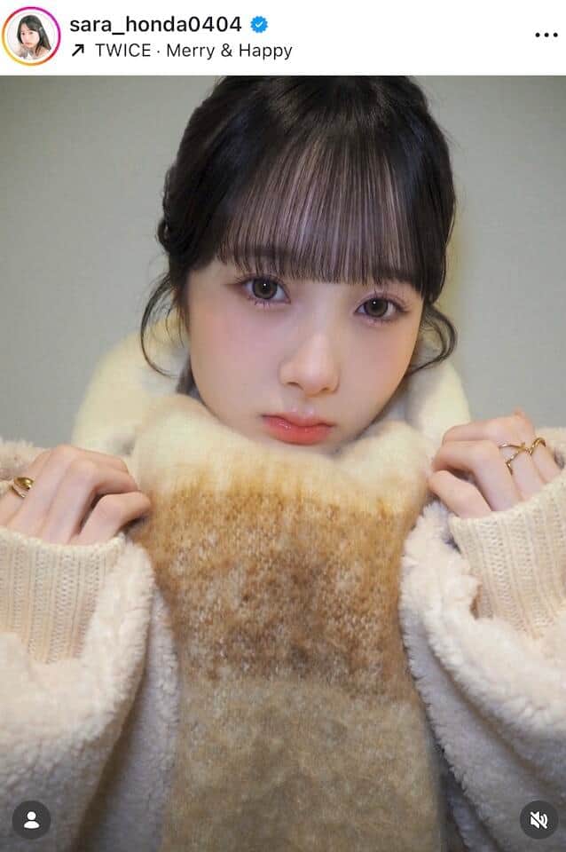 本田紗来さんのインスタグラム（＠sara_honda0404）より