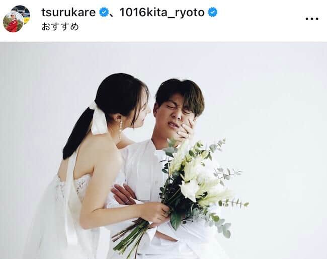 鶴岡果恋選手のインスタグラム（＠tsurukare）より