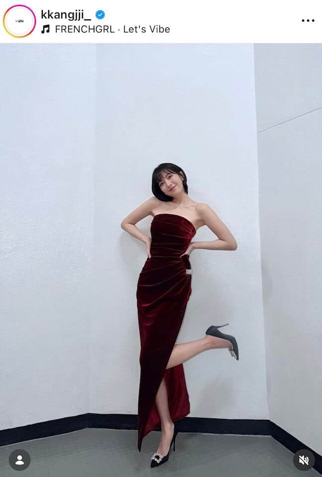 知英さんのインスタグラム（＠kkangjji_）より