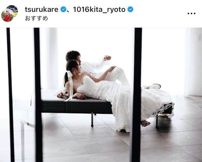 鶴岡果恋選手のインスタグラム（＠tsurukare）より